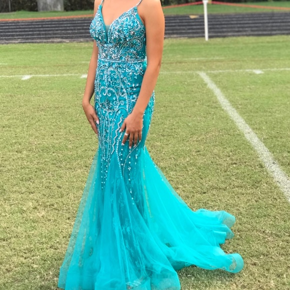 Camille La Vie Dresses & Skirts - Teal dress.